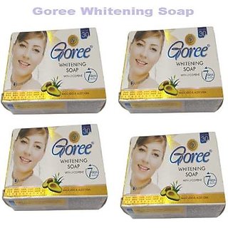                       GOREE soap for Skin Lightening And Skin Fairness(Pack Of 4)                                              