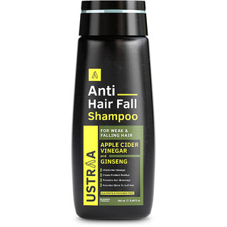                       Ustraa Anti Hair Fall Shampoo with Apple Cider Vinegar, 250ml                                              