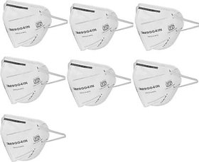 3M 9004IN Air-purifying Respirator Face Mask with Nose Pin (Pack of 7)