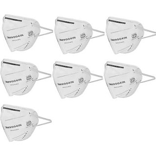 3M 9004IN Air-purifying Respirator Face Mask with Nose Pin (Pack of 7)
