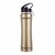 Gym-Bot Stainless Steel Single Wall Water Bottle, Gold, 750ml