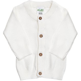 DrLeo Knitted Cardigan - White