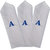SAE FASHIONS Embroidered Letter-A Cotton Handkerchief pack of 3