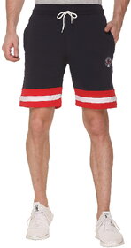 Leebonee Men's Sports Dri Fit Striped Shorts with Four Way Lycra