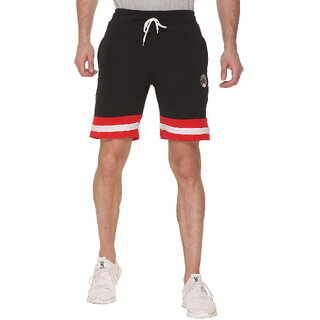                       Leebonee Men's Sports Dri Fit Striped Shorts with Four Way Lycra                                              