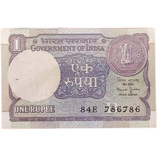                       One Rupees 786786 (Very Old Issue)                                              