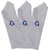 SAE FASHIONS Embroidered Letter-G Cotton Handkerchief pack of 3