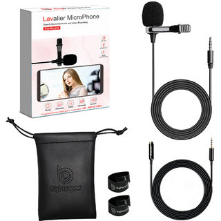 BigPassport Microphone with 3.5MM Connector Pin for Video RecordingLav Mic for ComputerLaptop  Mac(Pro-Sound M141)
