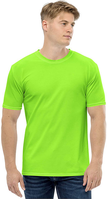 lime green t shirt mens