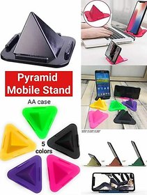 PVC Multicolor Pyramid Mobile Stand, Size Medium