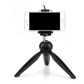 Mini Tripod Stand with Mobile Attachment Clip Lightweight Portable Compatible with All Mobile Phones