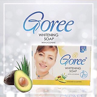                       Goree Whitening Soap With Avocado  Aloe Vera                                              