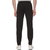 Leebonee Men's Side Stripe Black Dri Fit Track Pants with 4 Way Stretch