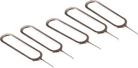 SIM Card Tray Ejector Pin Tool Sim Adapter  (Steel) (Pack of 5)