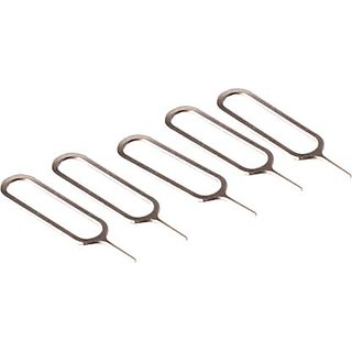 SIM Card Tray Ejector Pin Tool Sim Adapter  (Steel) (Pack of 5)