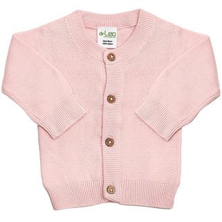                      DrLeo Knitted Cardigan - Pink                                              
