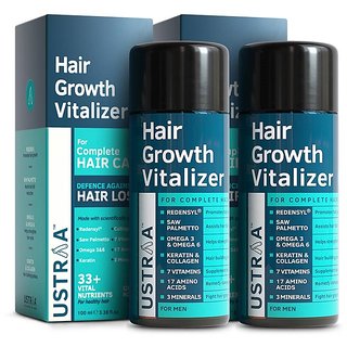                       Ustraa Hair Growth Vitalizer - 100 Ml - Set Of 2                                              
