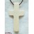 5 Pcs Genuine Natural Handmade Horn Bone Beads Jesus Cross Pendant 30x49mm Craft Gifts