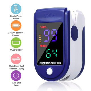 Fingertip pulse oximeter with digital display best quallity