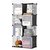 House of Quirk DIY Closet Cabinet Metal Wire and Storage Cubes Organizer (8 - Regular Cube)