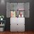 House of Quirk Portable Closet Wardrobe Bedroom Storage Organizer with Doors - Transparent
