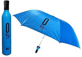 DECO Wine Bottle 110 cm Travel Umbrella/Folding Portable Umbrella with Plastic Case Umbrella