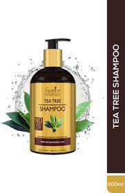 Spantra Tea Tree Shampoo for Hair 300ml Anti Dandruff Hair Fall Control Paraben free  Sulphate free Shampoo