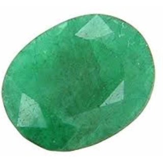                       RS Jewellers Certified Emerald Panna 5.25 Carat Panchdhatu Gold Plating Astrological for Men  Women                                              