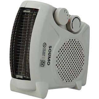 Solimo 2000-Watt Room Heater (ISI certified, Beige colour, Ideal for small to medium room/area)