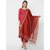 Get Wrapped Polyester Gold Border & a Textured Shaded Dupatta - Combo Pack of 2