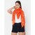 Get Wrapped Polyester Foil Printed Multicolor Scarves with Tassels - Combo pack of 2