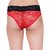 Freche Tucher Mid rise Black and Red Women Panty. Thong