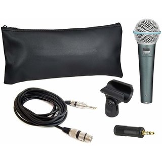 Professional Beta 58-A Dynamic Microphone with 3.5 mm jack