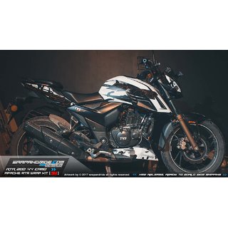 Buy Tvs Apache RTR 160 / 200 4V Limited Edition Full Body Wrap Decal ...