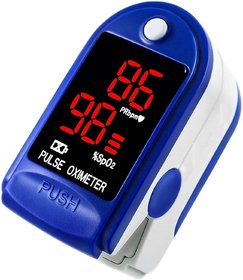 Scorpion Finger Tip Pulse Oximeter - Blood Oxygen Saturation (SpO2) and Pulse Rate Monitor - Portable LED Display Pack o