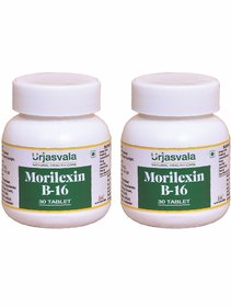 Urjasvala Morilexin B-16 For Skin Care and Hair Fall Control 500 mg Tablets (Pack of 2)