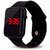 Varni Retail Black Sport LED Dispaly Digital Square Watch