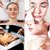 Jade roller  Massager Natural Stone for Face Eye Neck Foot -  Massage Tool
