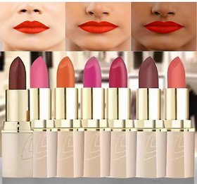 Lotus up Pure Matte Lip Color Mix Shades (pack of 7 different shades)