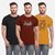 Holdit Cotton Lycra T-Shirts For Men (Pack Of 3)