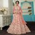 Neel Art Faux Georgette fabric Anarkali Gown with Dupatta  Bottom Fabric Semi Stitched.