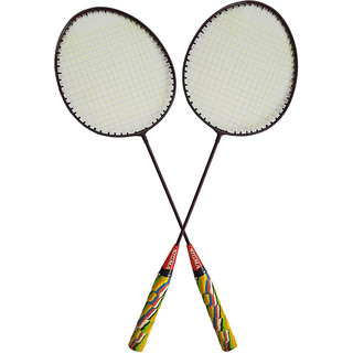 Scorpion Set of Sigma Badminton Rackets, Pair of Rackets, Lightweight  Sturdy, for Professional  Beginner Players
