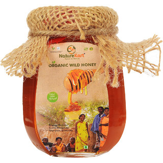                       NatureKart Organic Wild Honey 500gms                                              