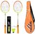 Scorpion Ultra Badminton Racket Set Combo (2 Badminton Rackets 10 Nylon Shuttlecock1 Badminton Carry Bag)(Multi Color)