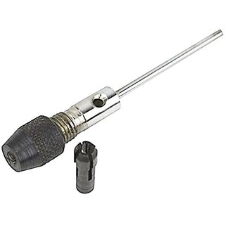 Adapter Handheld Pin Vise Chuck Set Holds up to 3/32 inch 2.5 mm Vise with Extra Collet for Drilling Jewelry Making