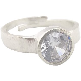                       RS Jewellers Gemstones 5.26 Ratti Natural Certified ZIRCON RING Gemstone Panchdhatu Ring,Pukhraj Birthstone Astrology R                                              