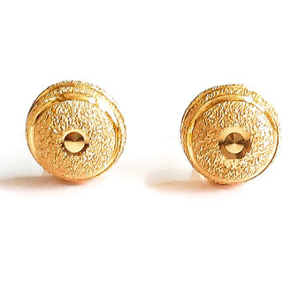                       luv fashion Tradtional 1gm stud gold n micron plated  stud                                              