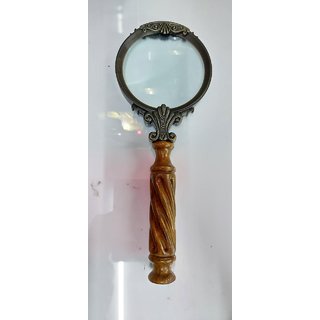                       Gola International 4inch Royal Magnifier with line Wooden Handle 5 inch                                              