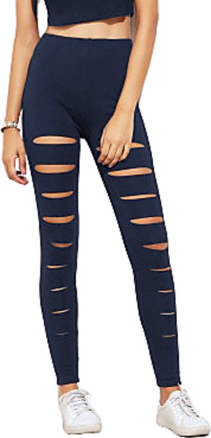  Alo Yoga Women's High-Waist Ripped Warrior Legging