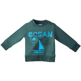                       DrLeo Baby Sweater - Ocean Navigating Print                                              